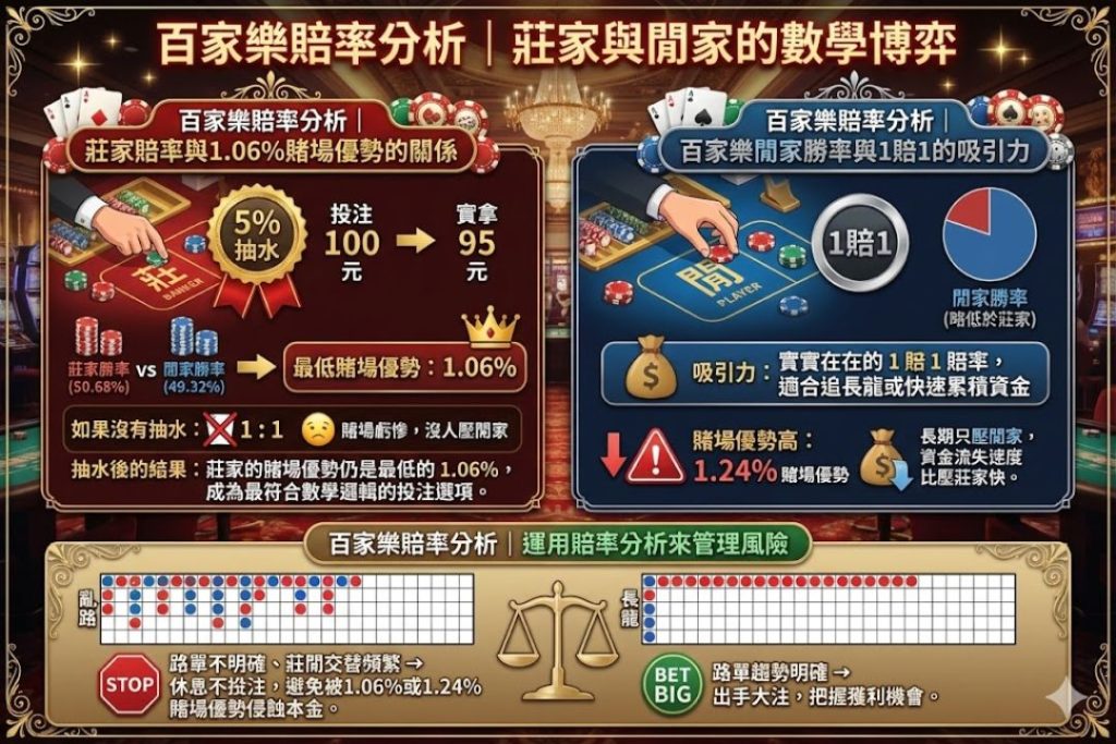 百家樂莊家勝率