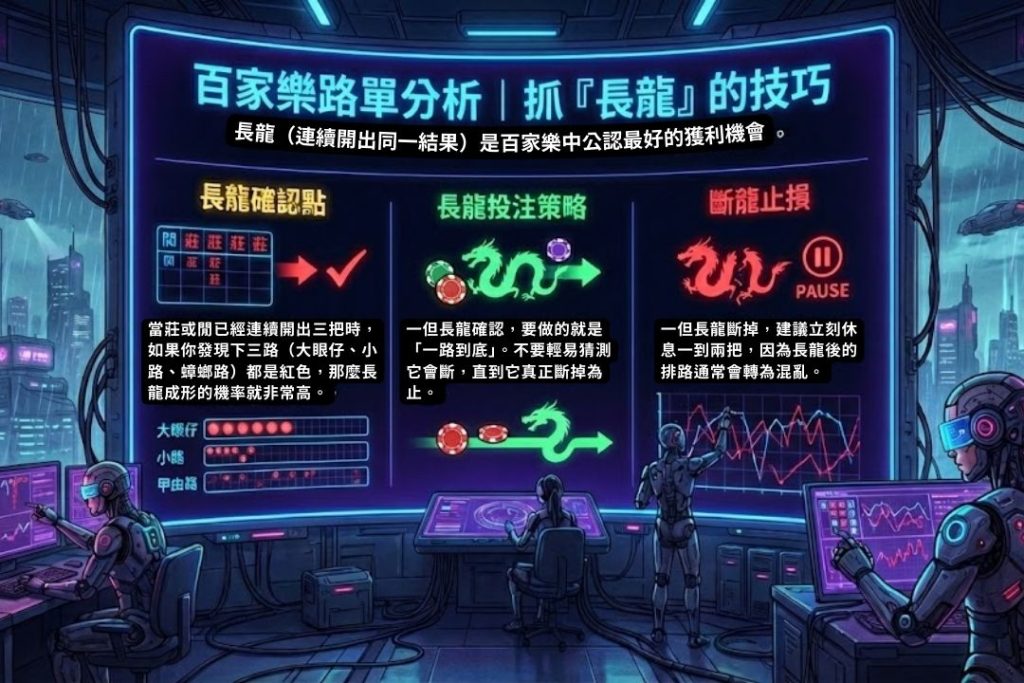 百家樂路單分析